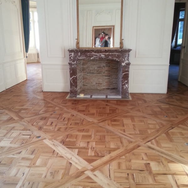 5. Versailles Flooring in French Chateau - Bretagne 2012